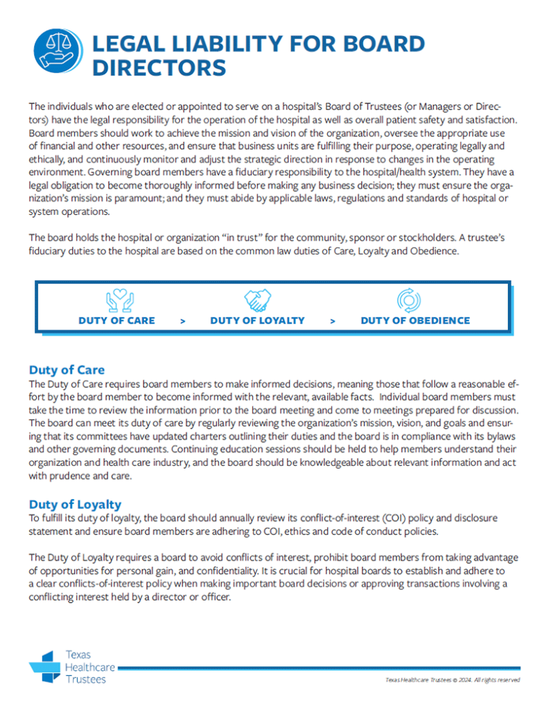 Legal Liability